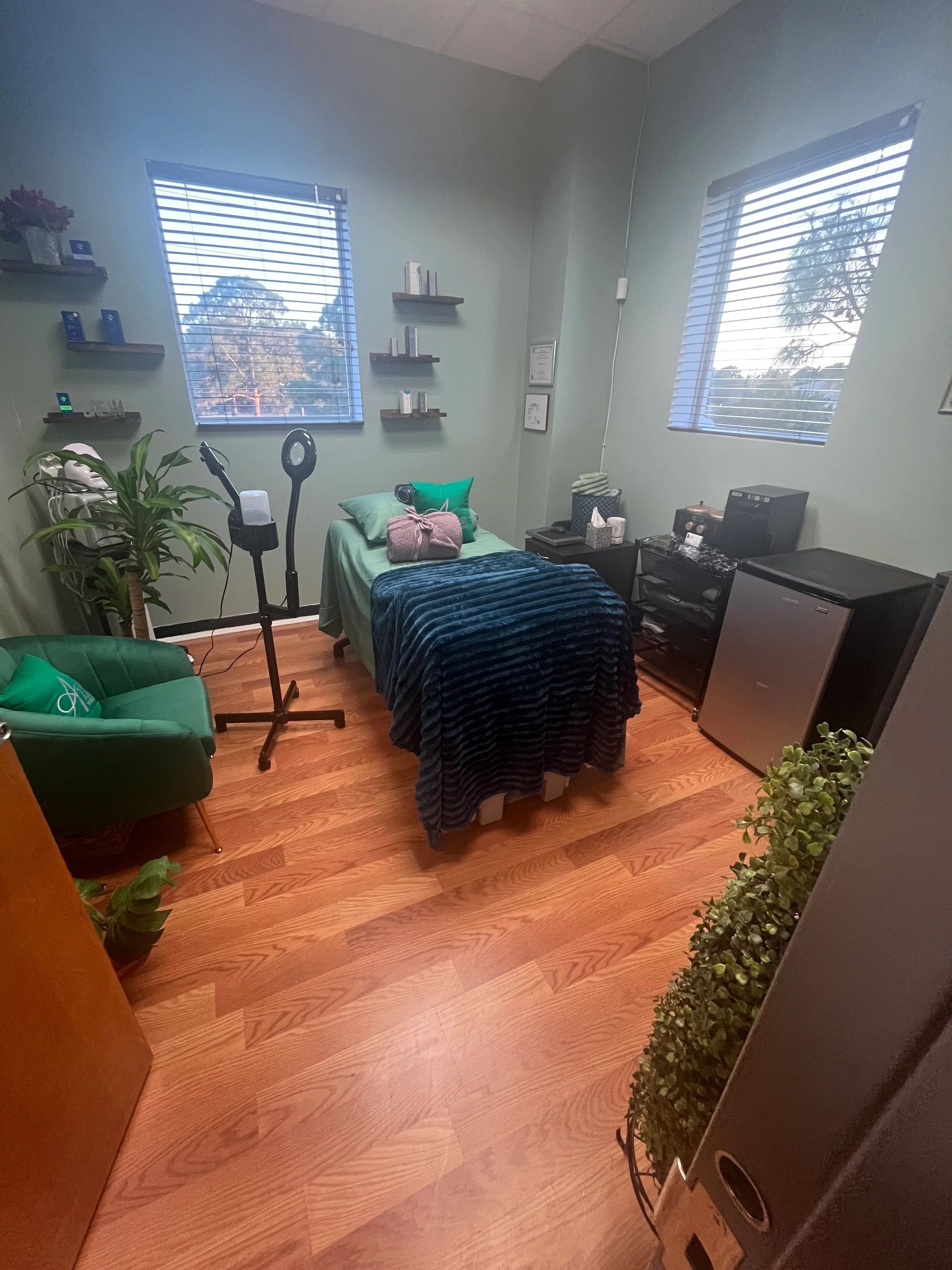 A List Wellness waiting room